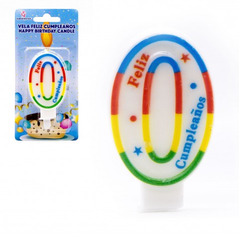Rainbow candle Nº0 Rainbow candle Nº0