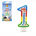 Rainbow candle Nº1