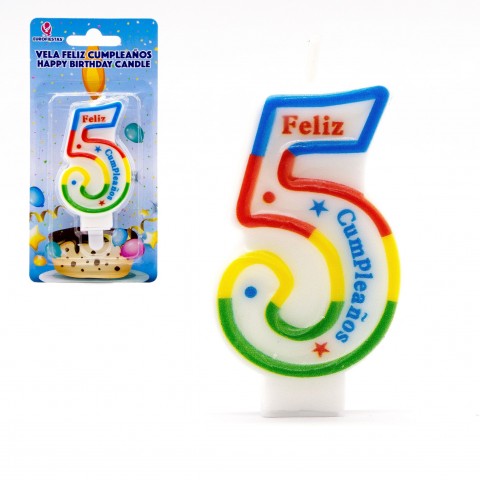Rainbow candle Nº5 Rainbow candle Nº5