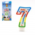 Rainbow candle Nº7