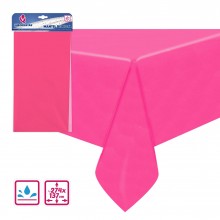 Pink party tablecloth 137x274cm.
