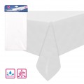 White party tablecloth 137x274cm.