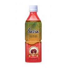 SaVia Aloe Vera drink Pomegranate flavor 500ml.