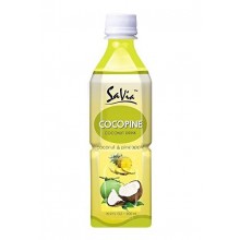 SaVia Aloe Vera drink Coconut & Pineapple flavor 500ml.