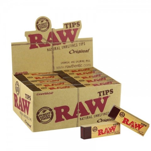 Filtros Carton Natural Raw Tips 50 libritos Filtros Carton Natural Raw Tips 50 libritos