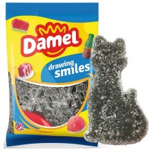 Dulciora Gum Licorice Cats 1 kg bag.