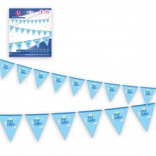 Guirnalda Banderines "Feliz Cumple" Azul 1u.
