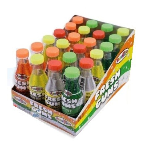 Chicles en Botellitas Fresh Gum 24u. Chicles en Botellitas Fresh Gum 24u.
