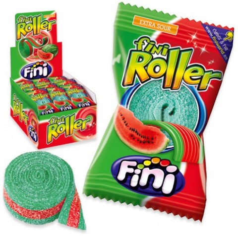 Fini roller sour jelly strawberry 40 units.