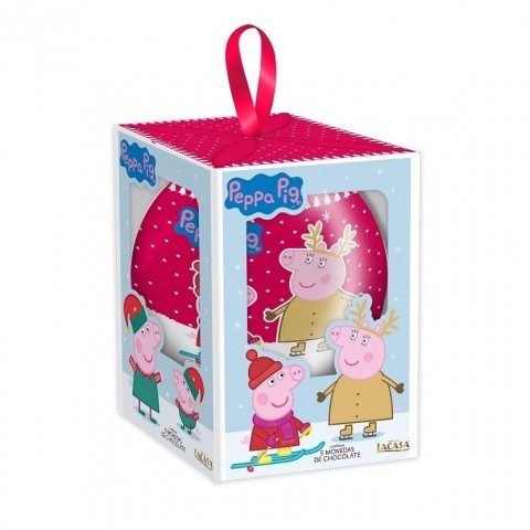 Peppa Pig Christmas Ball 1u. Peppa Pig Christmas Ball 1u.