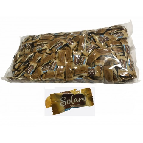 Solano candies cappuccino flavor bag of 300 units. Solano candies cappuccino flavor bag of 300 units.
