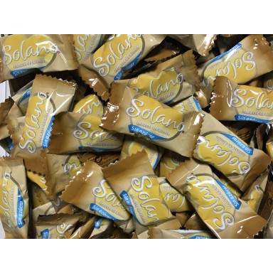 Solano candies lemon mousse flavor bag of 330 units.