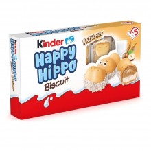Kinder Happy Hippo Avellana 10 unidades.