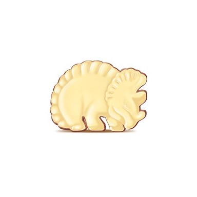 Dinosaurus white chocolate cookies 88gr. 12u.