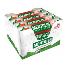 Caramelos Mentolin Fresa & Menta sin azúcar 12 tubos