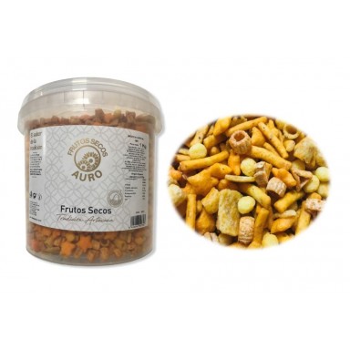 Frutos secos Auro Mezcla Especial Cubo 1kg.