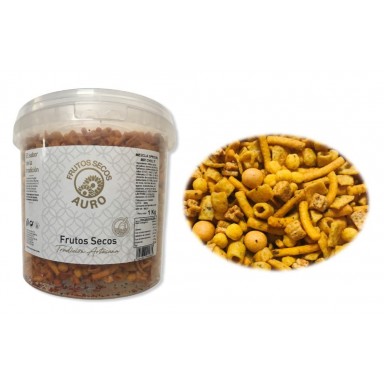 Frutos secos Auro Mezcla Especial CHILLY Cubo 1kg.