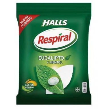 Caramelos Respiral Eucaliptus Mentol bolsita 79gr.