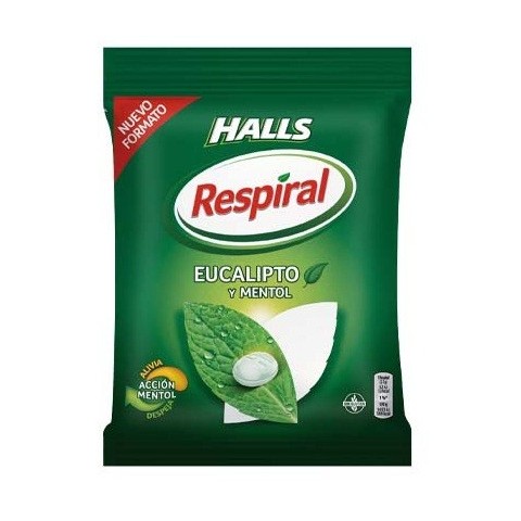 Caramelos Respiral Eucaliptus Mentol bolsita 79gr. Caramelos Respiral Eucaliptus Mentol bolsita 79gr.