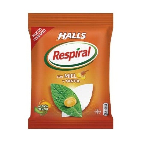 halls caramelo miel-limon -individual