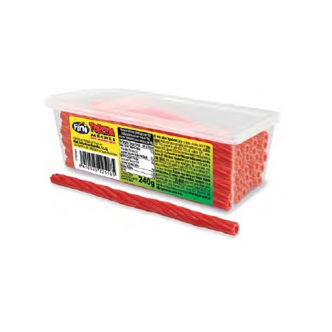 Regaliz Fini Torcida fresa 240g. Regaliz Fini Torcida fresa 240g.
