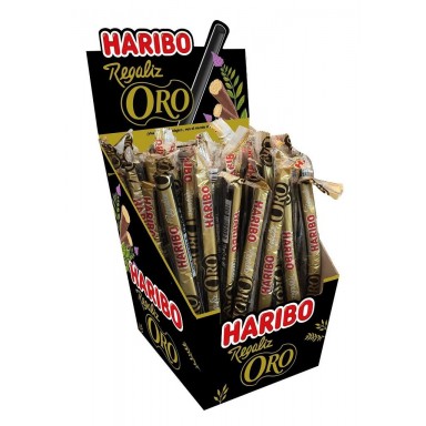 GOLD Haribo liquorice 75 units.