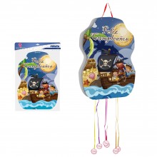 Piñata Piratas Feliz Cumpleaños