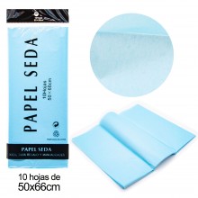 Blue tissue paper 10 sheets 50 x 66cm
