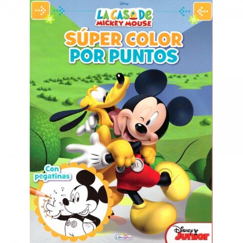 Libro para colorear Disney con 40 pegatinas. Libro para colorear Disney con 40 pegatinas.