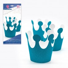 Blue glitter crowns 4u.