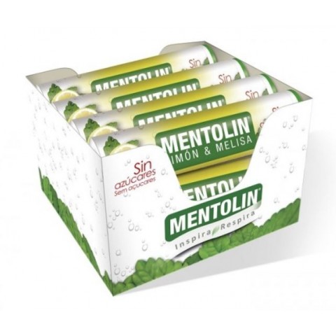 Caramelos Mentolin Limón & Melisa sin azúcar 12 tubos Caramelos Mentolin Limón & Melisa sin azúcar 12 tubos