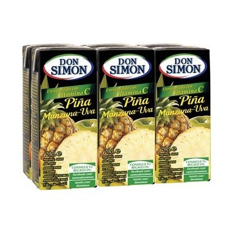 Don Simon Pinneaple Juice 200ml 6-pack