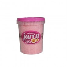 Strawberry flavor cotton candy small cube