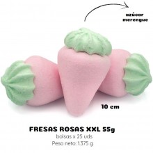 Masmelos Chirico Fresas rosas gigantes 25 unidades