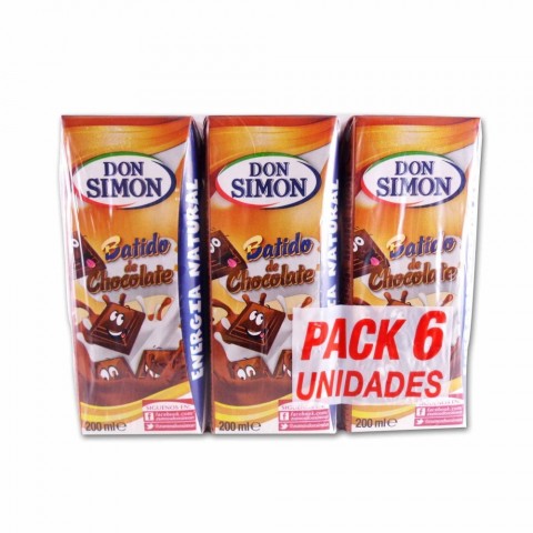 Don Simon Chocolate Shake 200ml 6-pack Don Simon Chocolate Shake 200ml 6-pack