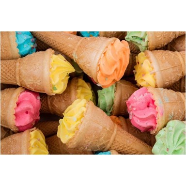 Helados calientes bote con 60 unidades