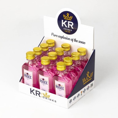 Gin Rosée Strawberry Miniaturas 50ml x 12 unidades