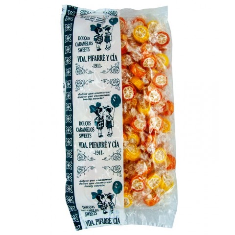 Caramelos ROCKS naranja y limón de Pifarré 1kg. Caramelos ROCKS naranja y limón de Pifarré 1kg.
