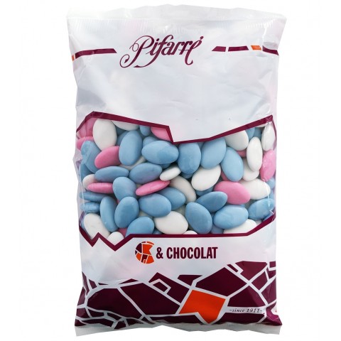 Peladillas de chocolate cobertura 3 colores 1Kg. Peladillas de chocolate cobertura 3 colores 1Kg.