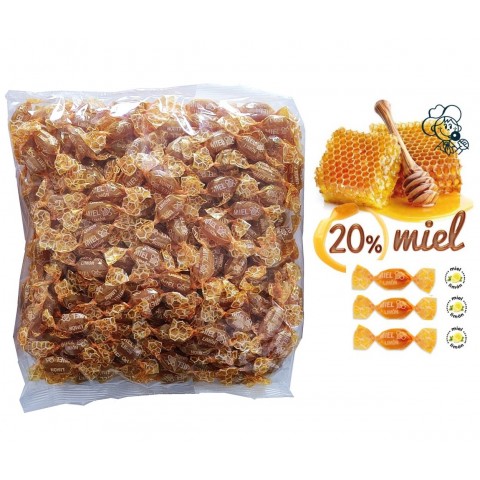 Cerdán Lemon Candies with 20% Honey 1kg. Cerdán Lemon Candies with 20% Honey 1kg.