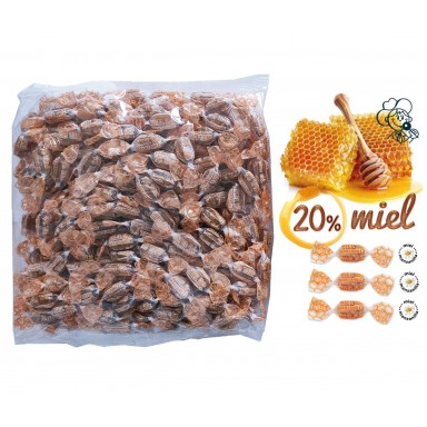Caramelos Cerdán de Manzanilla con 20% Miel 1kg.