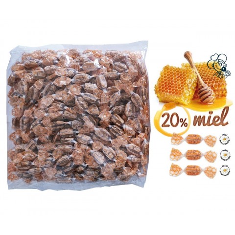 Caramelos Cerdán de Manzanilla con 20% Miel 1kg. Caramelos Cerdán de Manzanilla con 20% Miel 1kg.