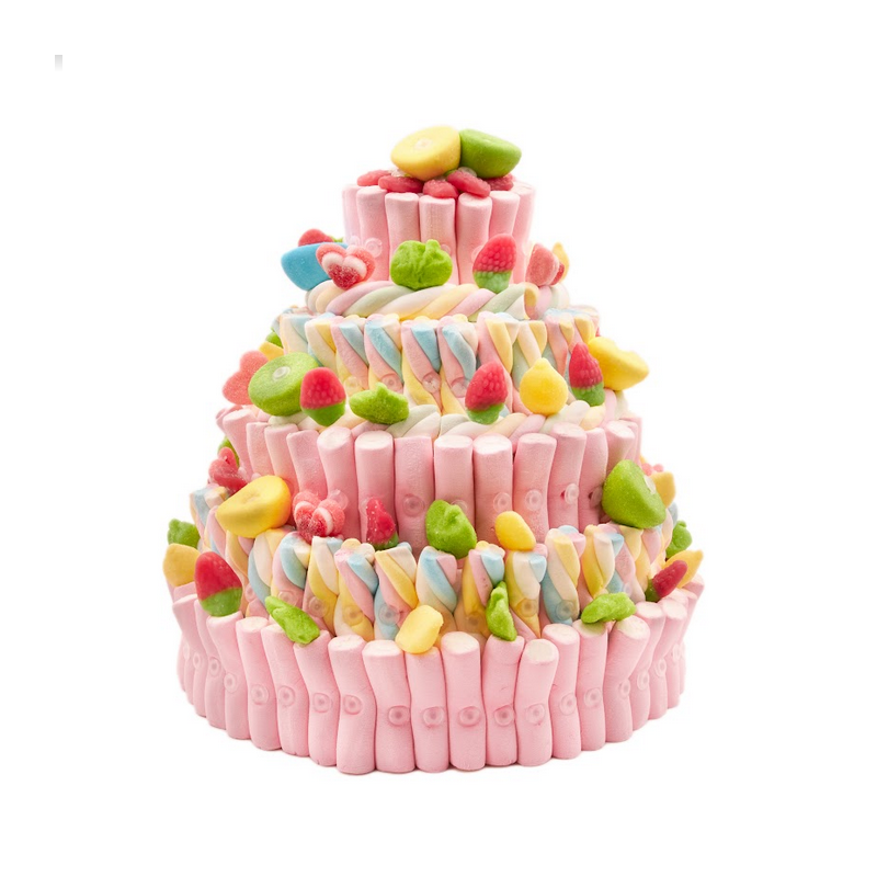 Tarta de chuches redonda