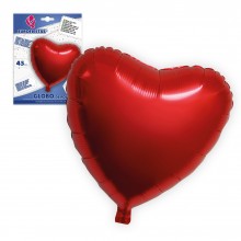 Globo Foil Corazón Rojo...
