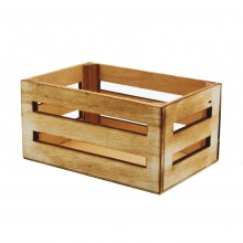 Caja de madera natural...