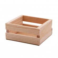 Caja de madera natural...