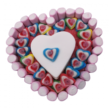 Cake marsmallow heart 500gr.