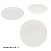 Platos Pequeños Blancos...