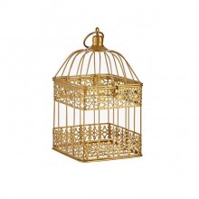 Kleiner goldener Metallkäfig