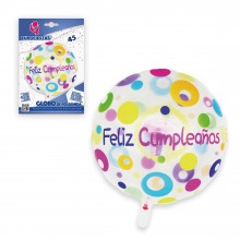 Polyamide balloon "Feliz...